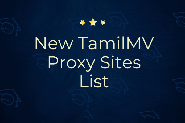 New TamilMV Proxy Sites List